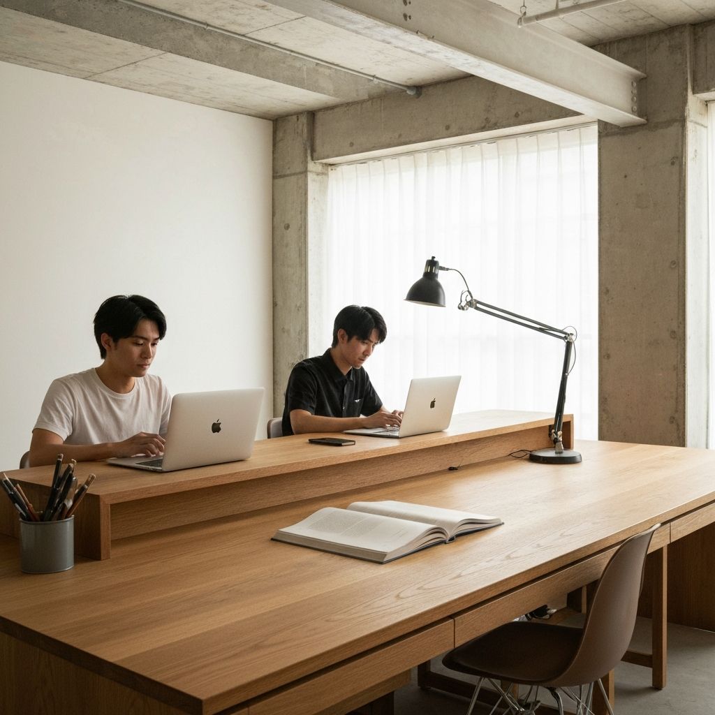 The Manfaatly Lab team working in a sunlit studio